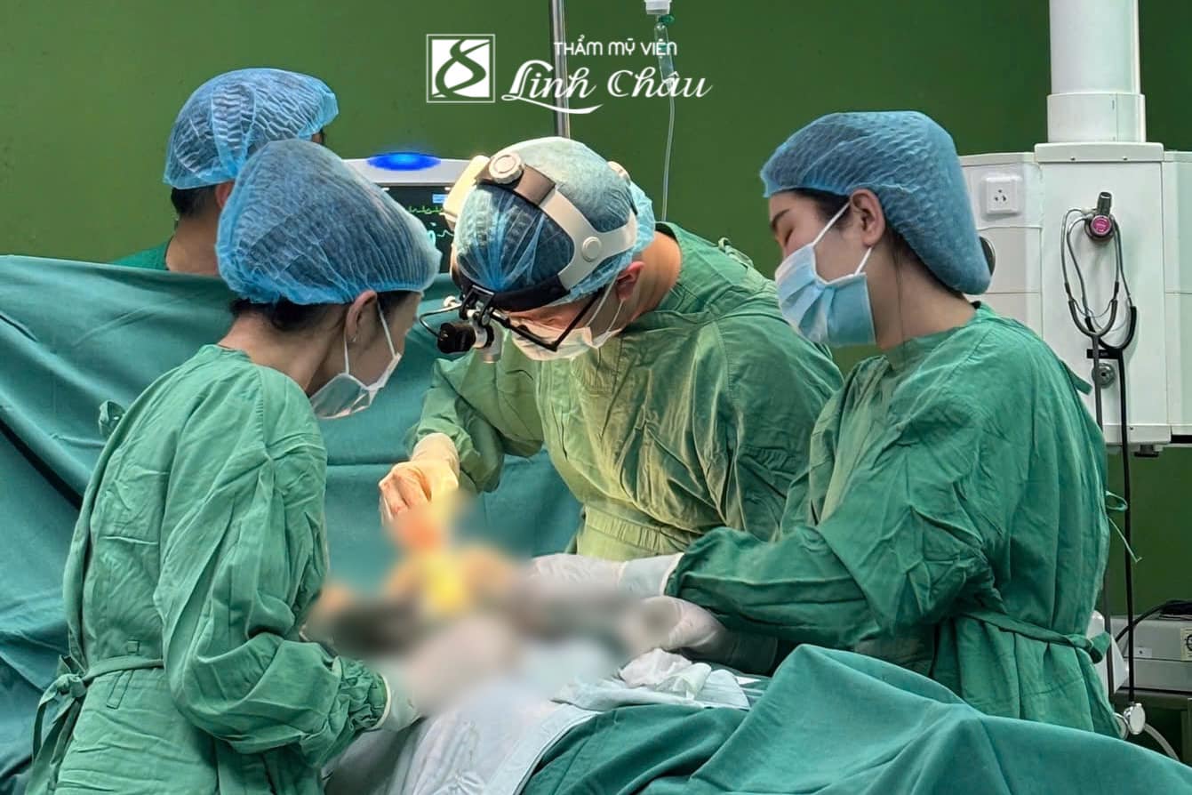 PHẪU THUẬT NÂNG MŨI TẠI TMV LINH CHÂU