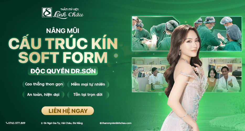 Nâng mũi cấu trúc Soft Form độc quyền Dr. Sơn