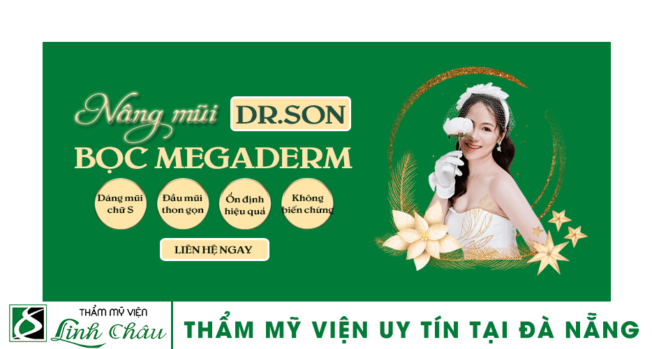 Dịch vụ nâng mũi bọc megaderm uy tín ở thẩm mỹ viện Linh Châu Đà Nẵng