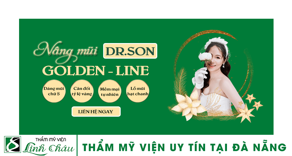 Dịch vụ nâng mũi Golden Line uy tín ở thẩm mỹ viện Linh Châu Đà Nẵng