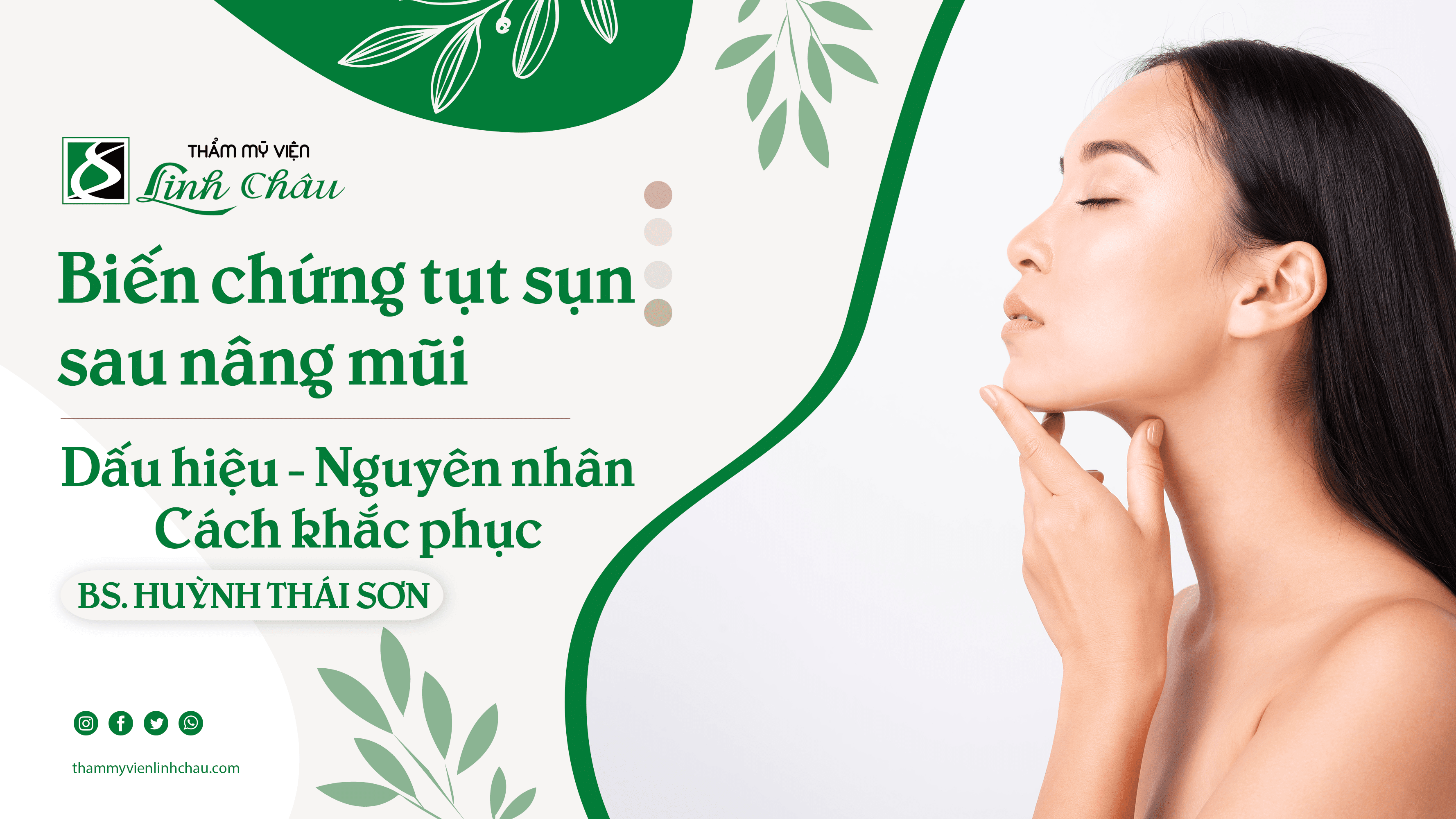 Biến chứng tụt sụn sau nâng mũi